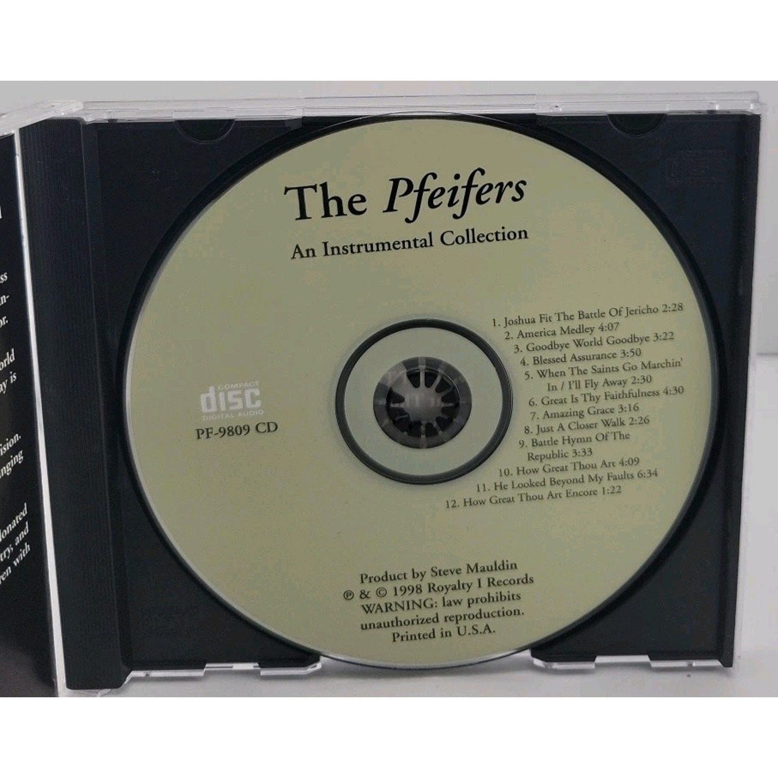 An Instrumental Collection CD The Pfeifers