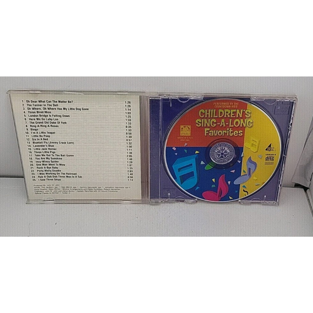 Children's Sing-Along Favorites, by The Countdown Kids (CD, 1999, Madacy)