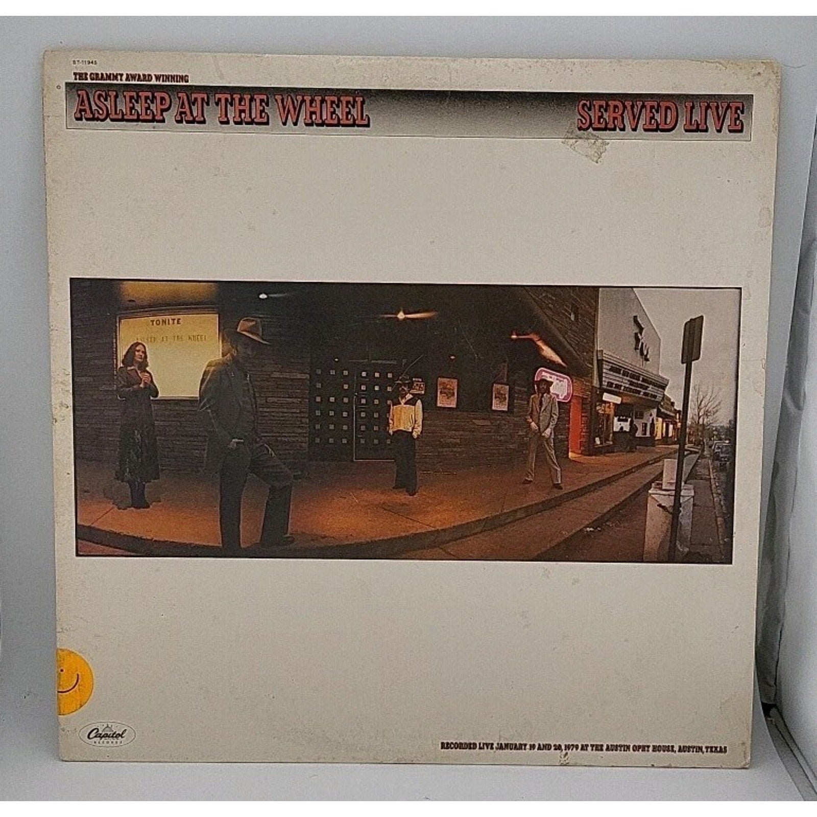 Asleep At The Wheel Served Live 1979 Vinyl LP ST-11945