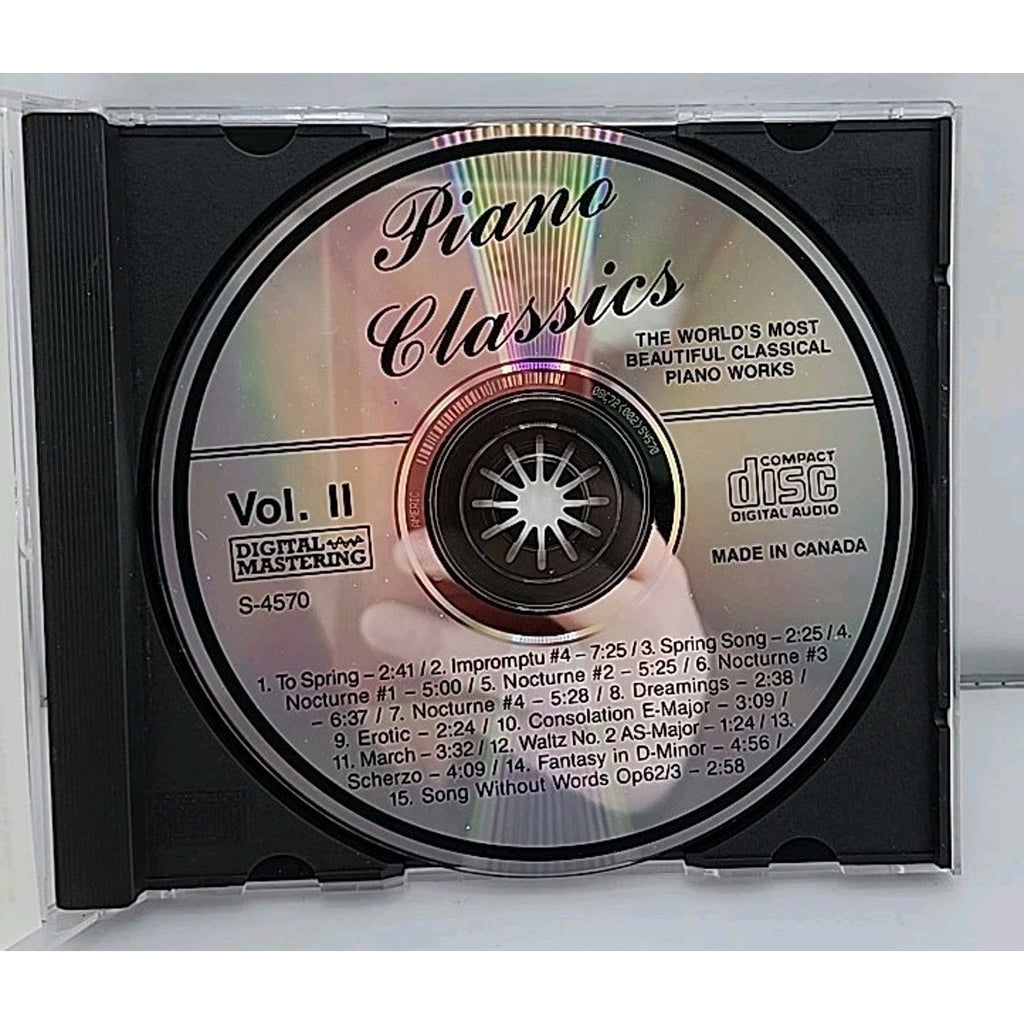 Piano Classics Vol. II CD, Album, Compilation Various Artist Digital Mastering