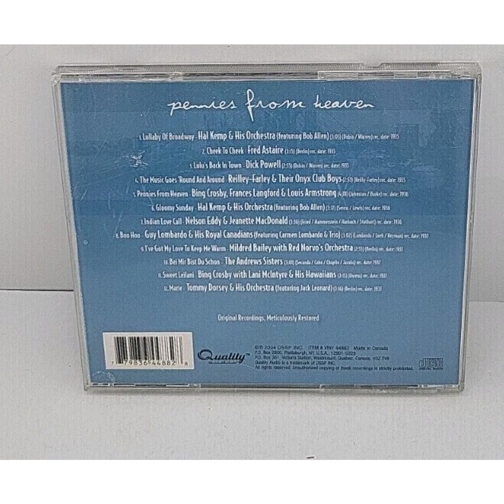 Pennies From Heaven 1930s Music CD Compilation