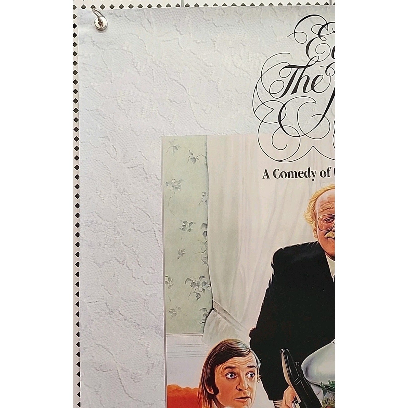 Eat The Rich Movie Poster Ronald Allen Original Video Store Promo 27x40