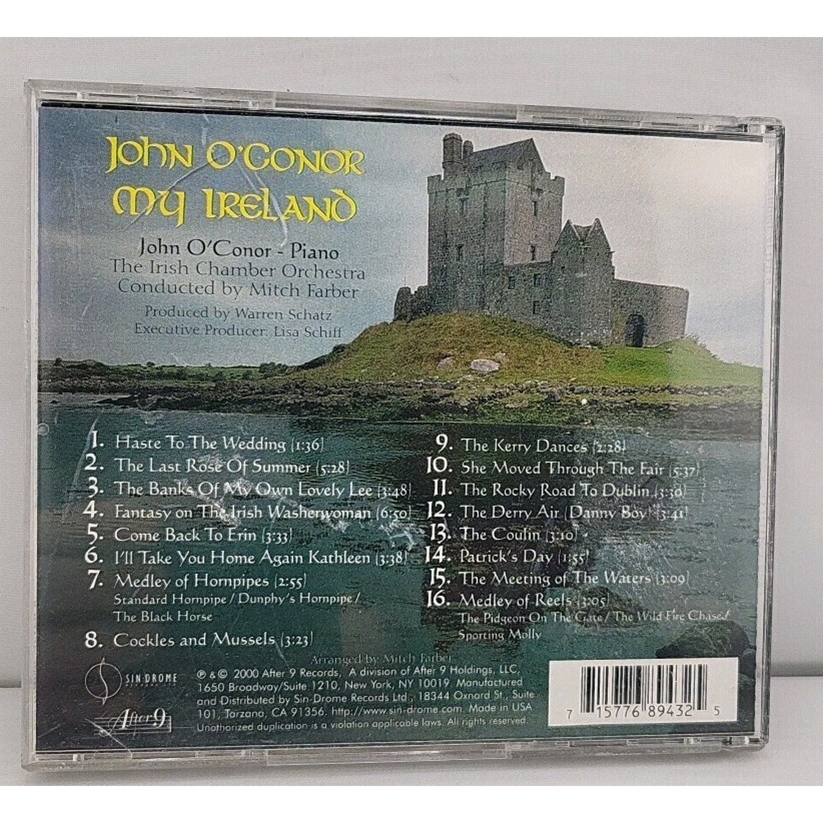 My Ireland by John O'Conor (Piano) (CD, Mar-2000, Sin-Drome Records)