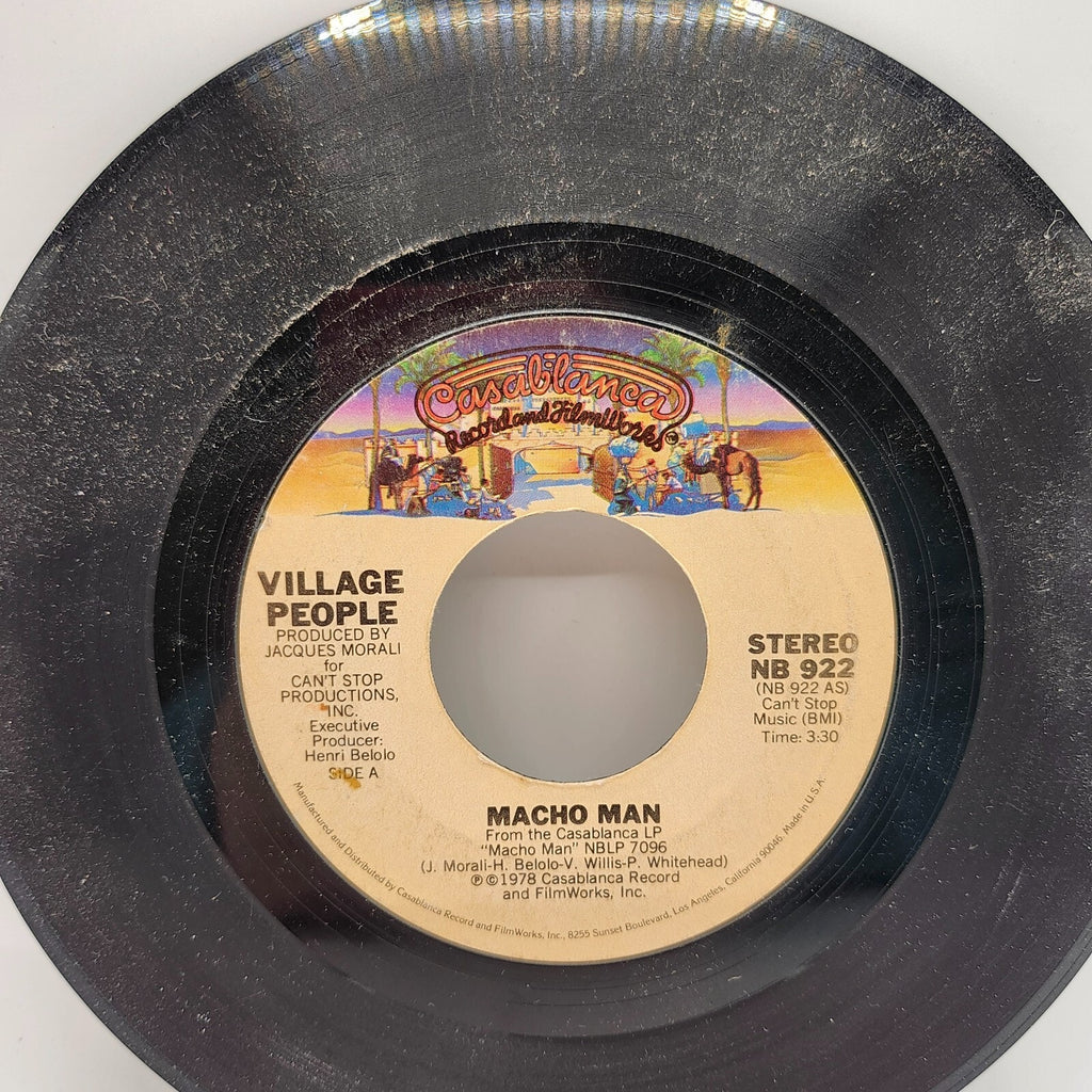 Macho Man / Key West By Village People (Record) - NB 922