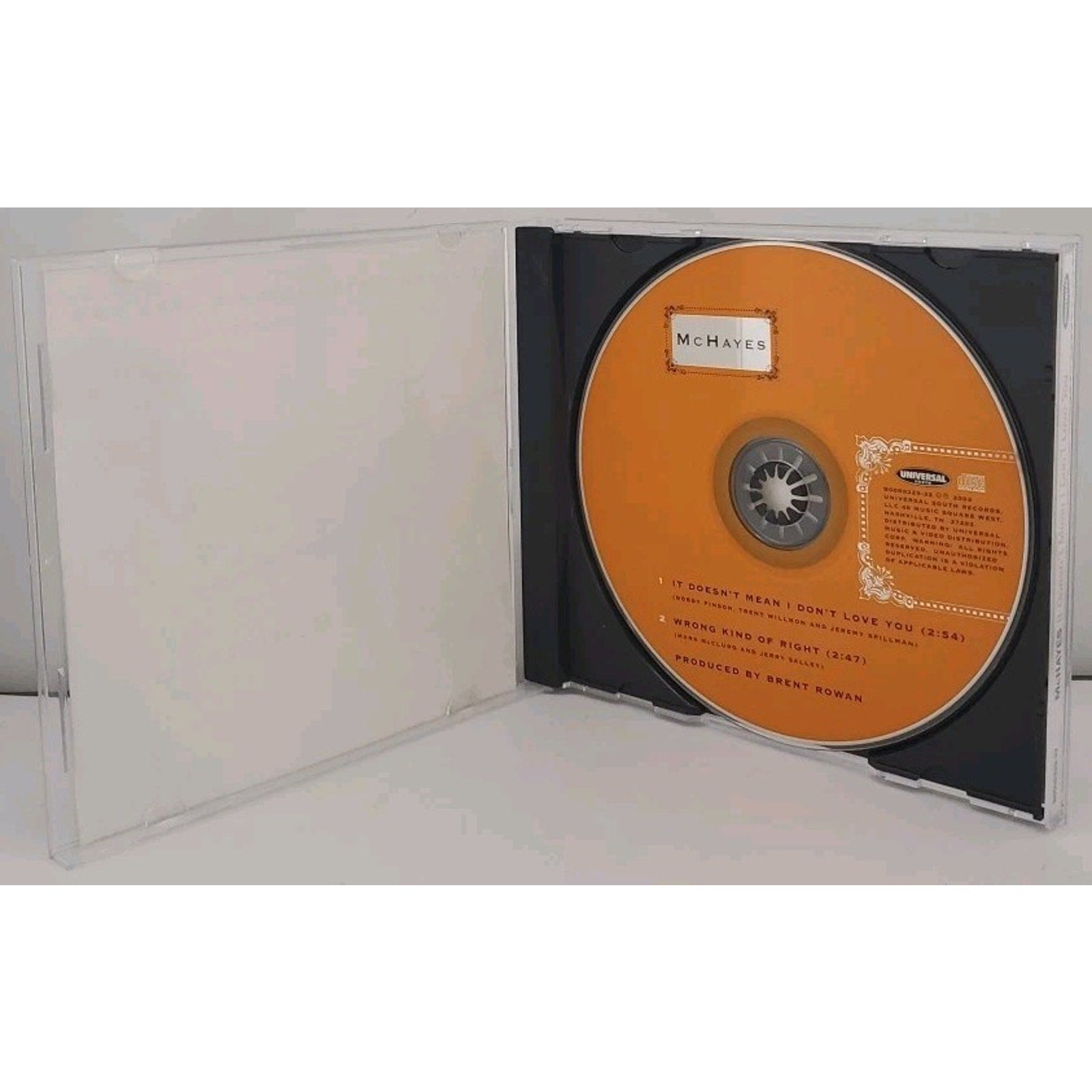 It Doesn't Mean I Don't Love You by Mchayes (CD Single, 2003)