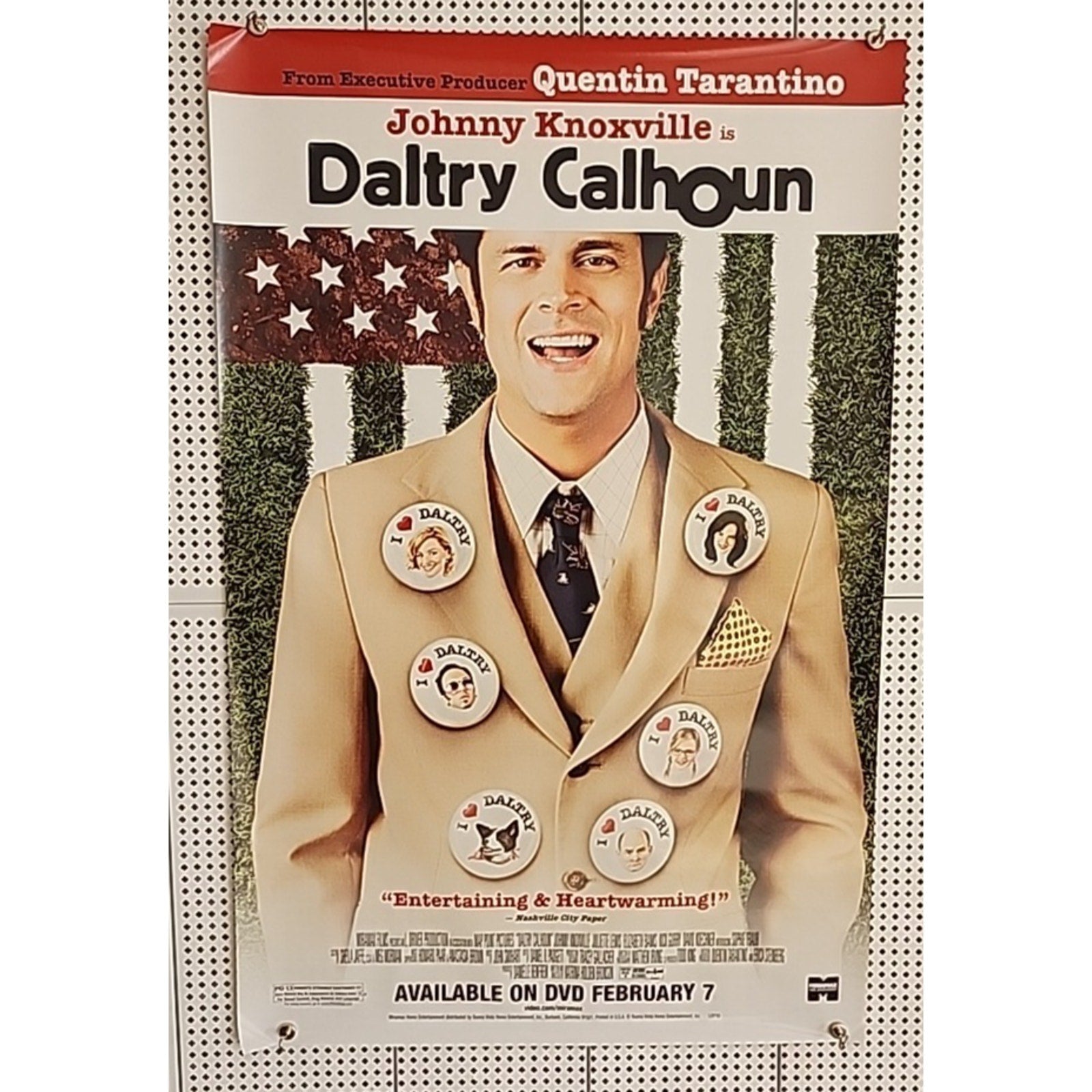 Daltry Calhoun Movie Poster Johnny Knoxville 40 x 27 Rolled