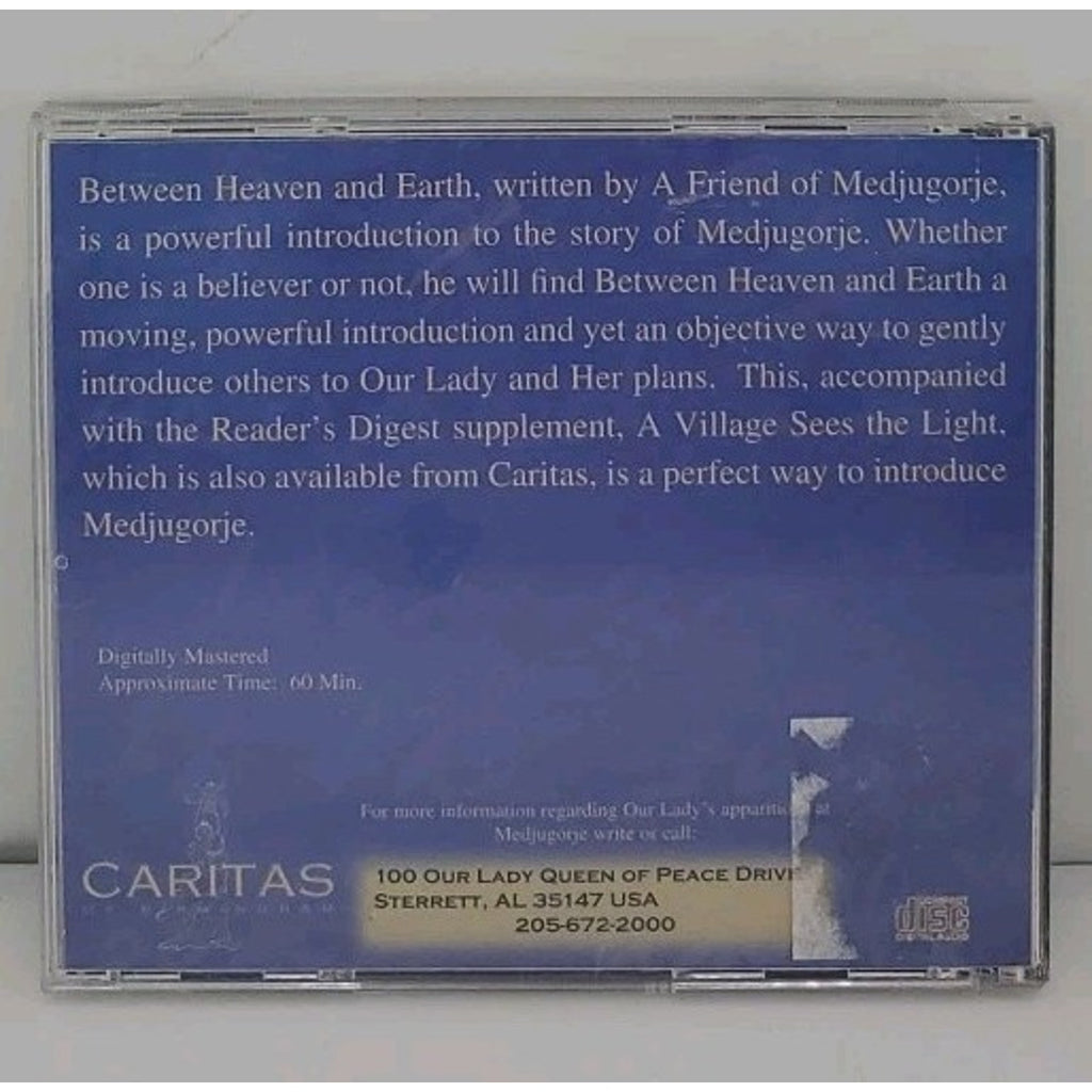 Between Heaven And Earth CDr - By A Friend Of Mejugorje