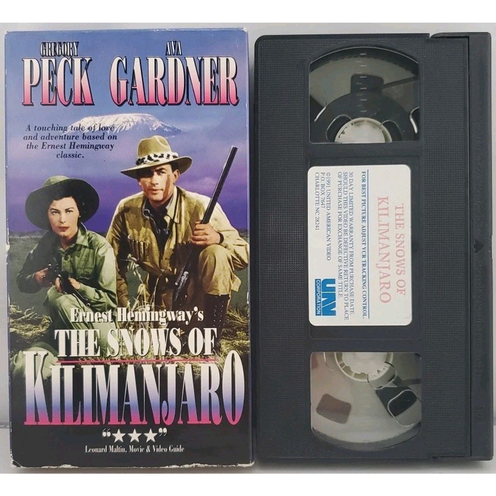 The Snows of Kilimanjaro (VHS, 1989)