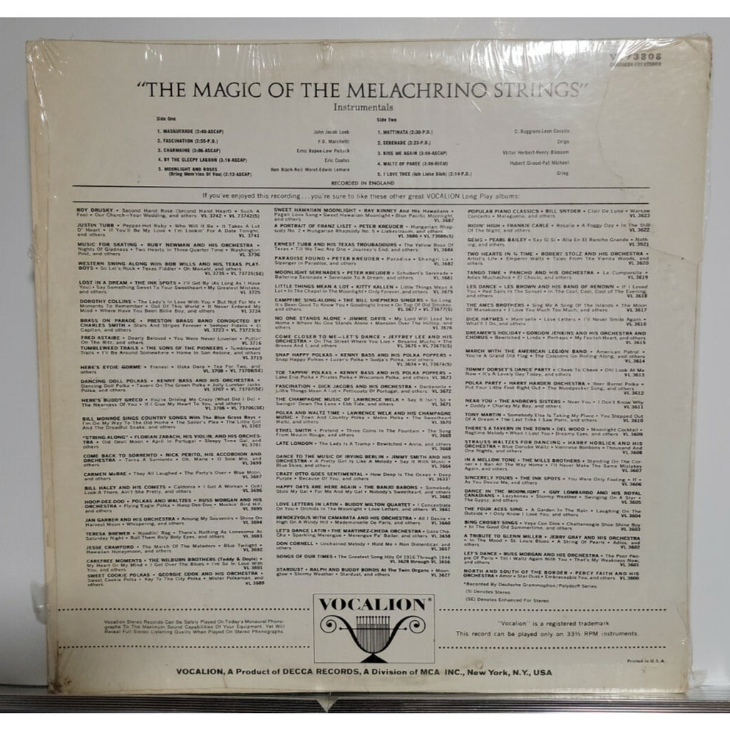 The Melachrino Strings – The Magic Of The Melachrino Strings (Vinyl)