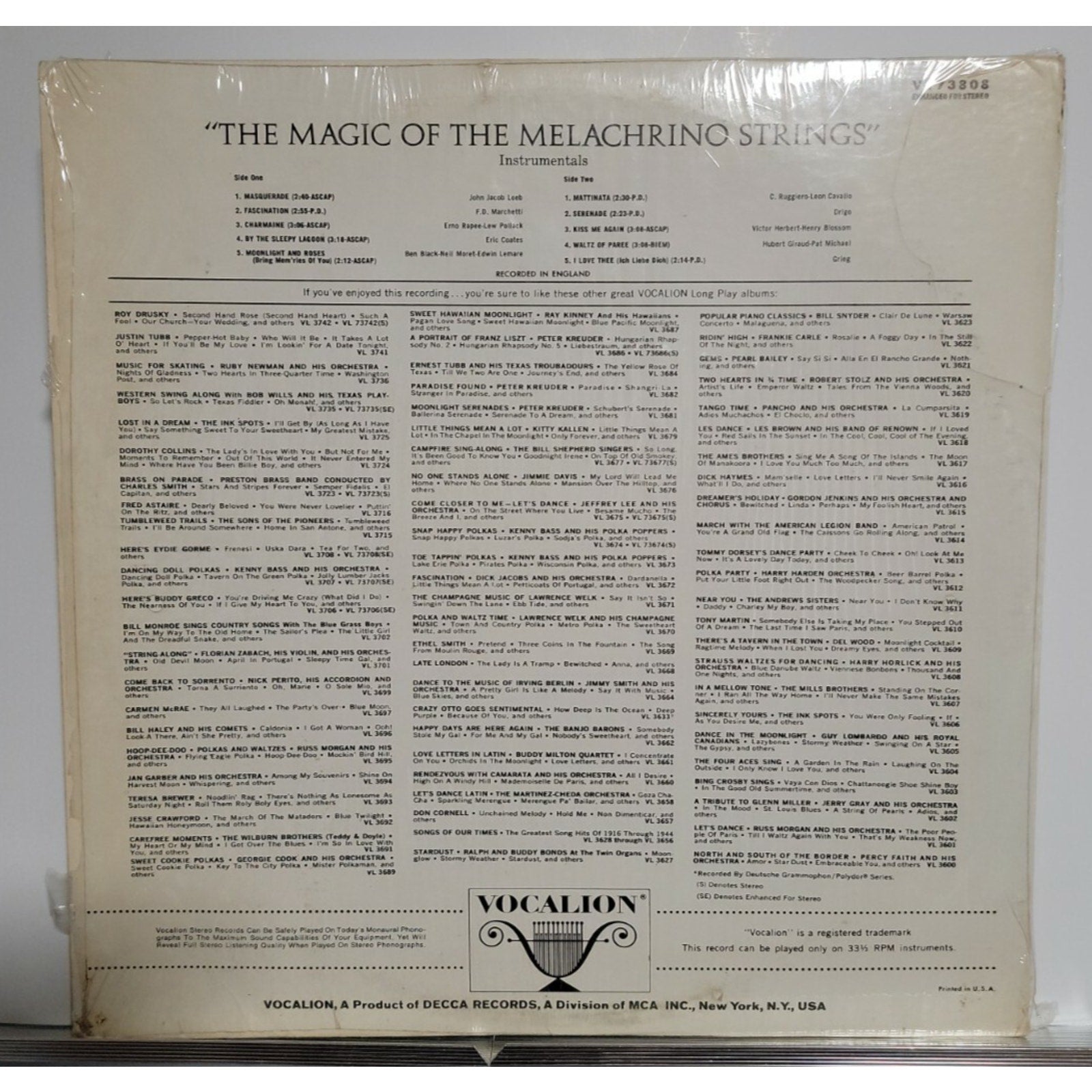 The Melachrino Strings – The Magic Of The Melachrino Strings (Vinyl)
