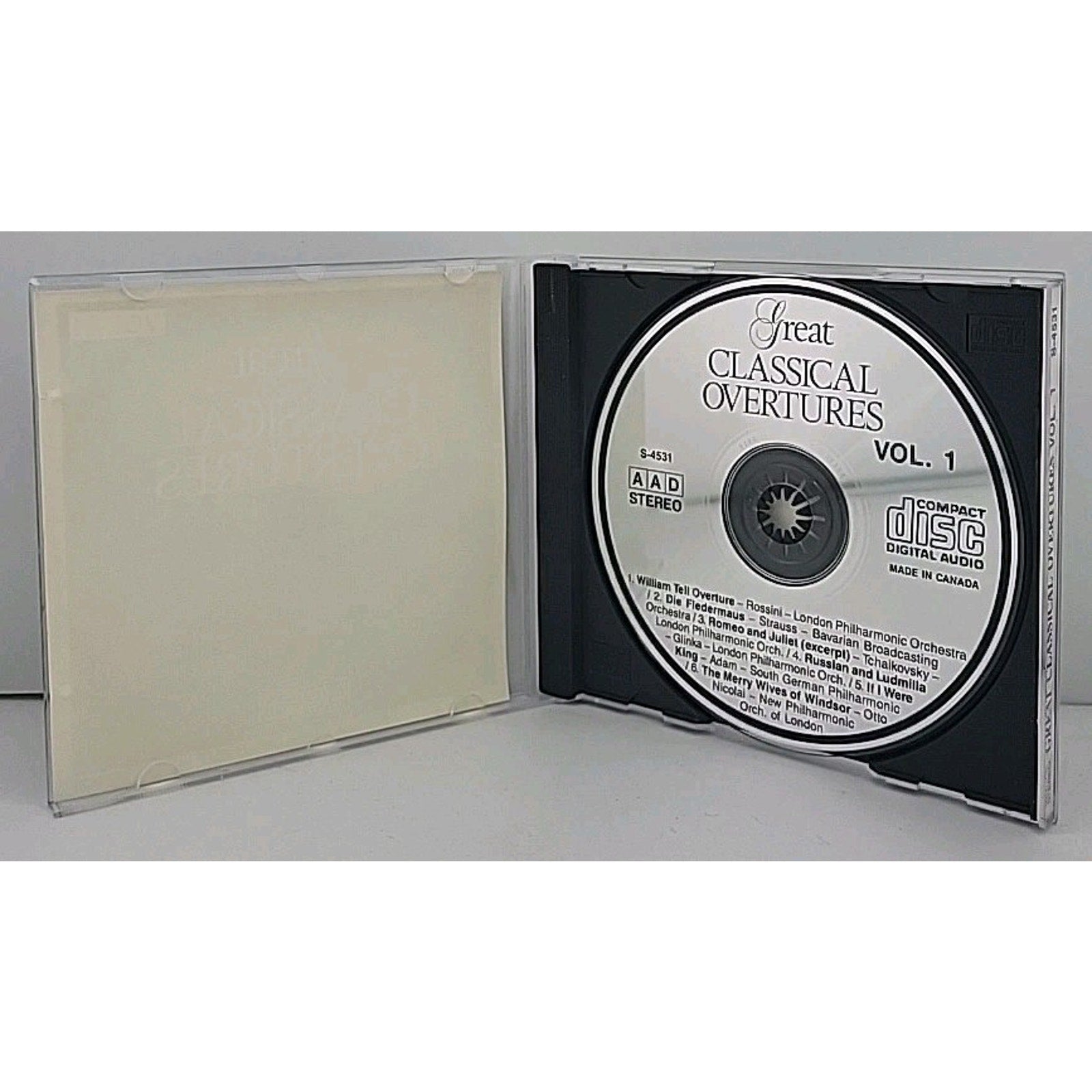Great Classical Overtures Vol.1 Cd