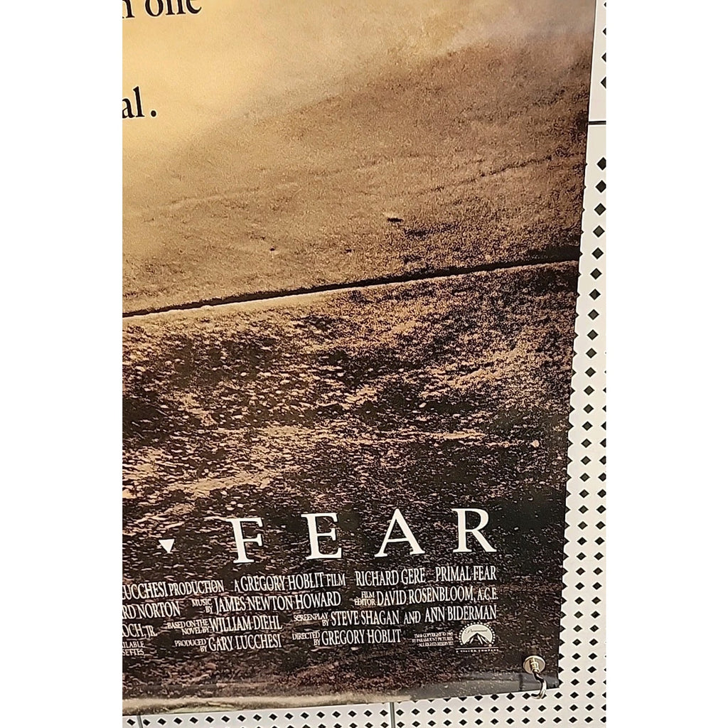 Primal Fear Movie Poster - Richard Gere - 41 x 27 - Rolled