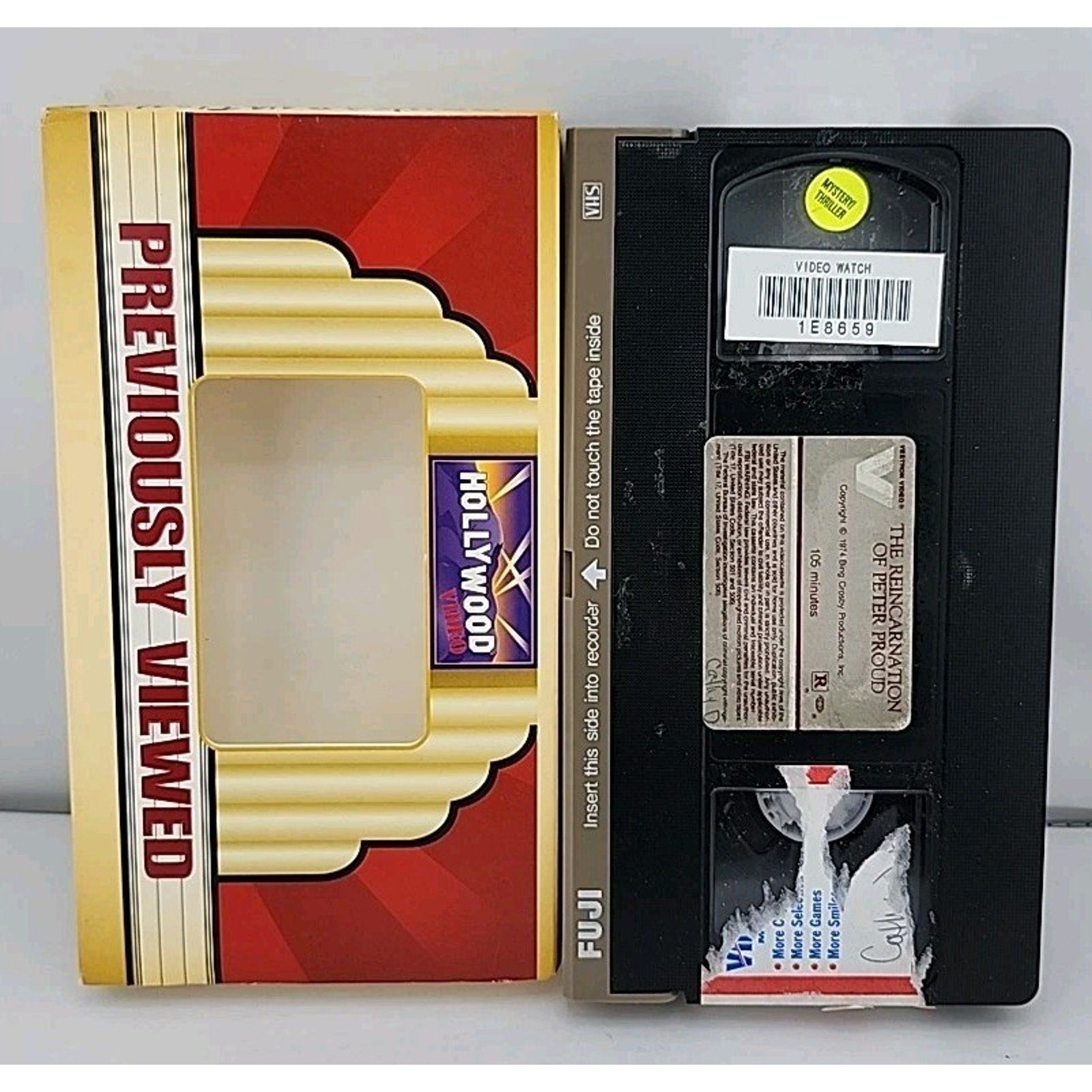 The Reincarnation of Peter Proud (VHS, 1988)