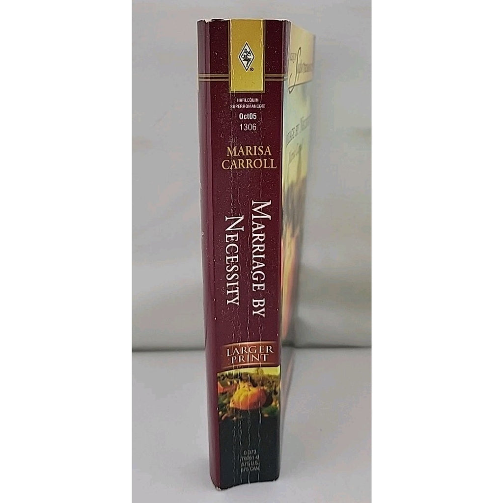Marriage by Necessity by Marisa Carroll (2005, Larger Print)