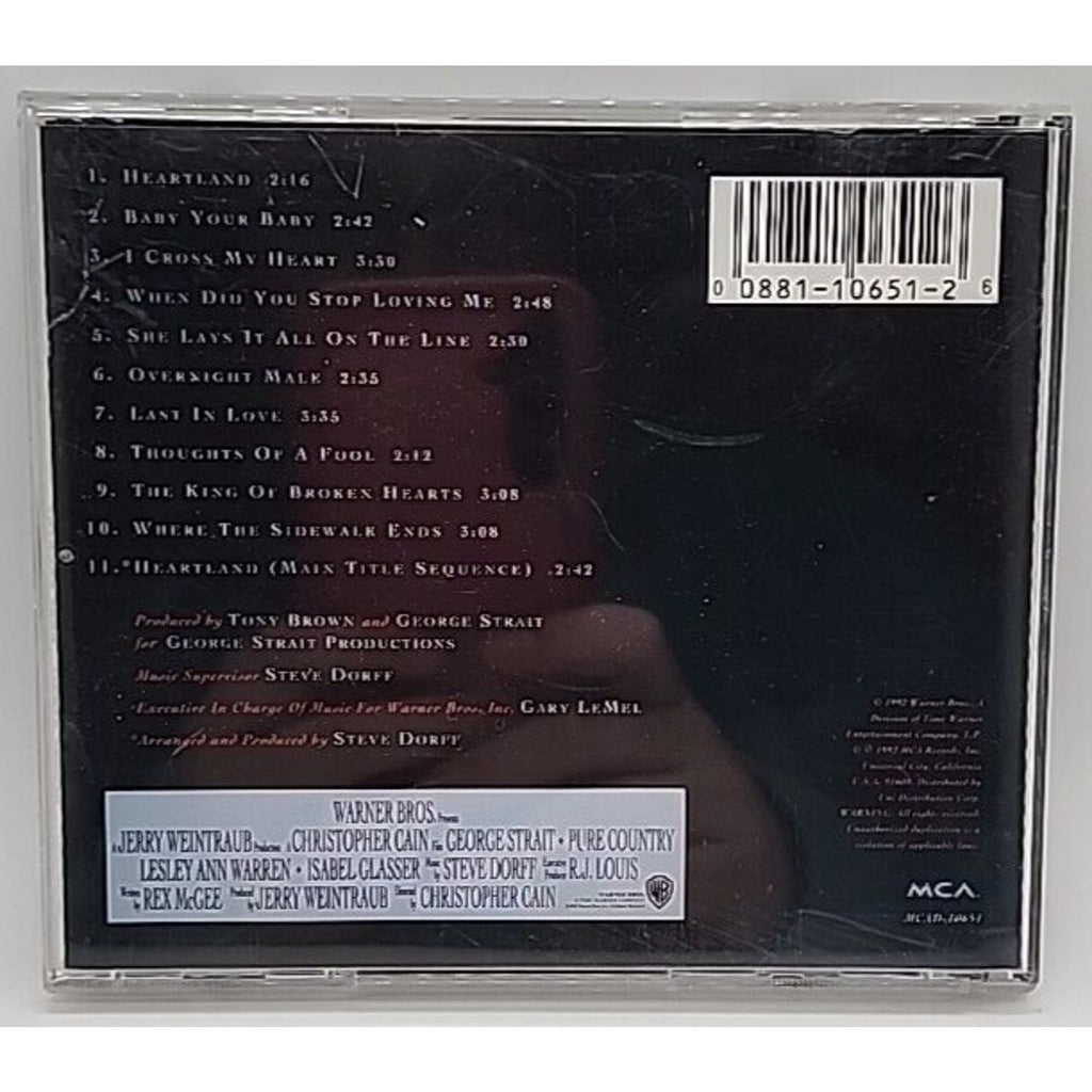 Pure Country (Original Motion Picture Soundtrack) by Strait, George (CD, 1992)