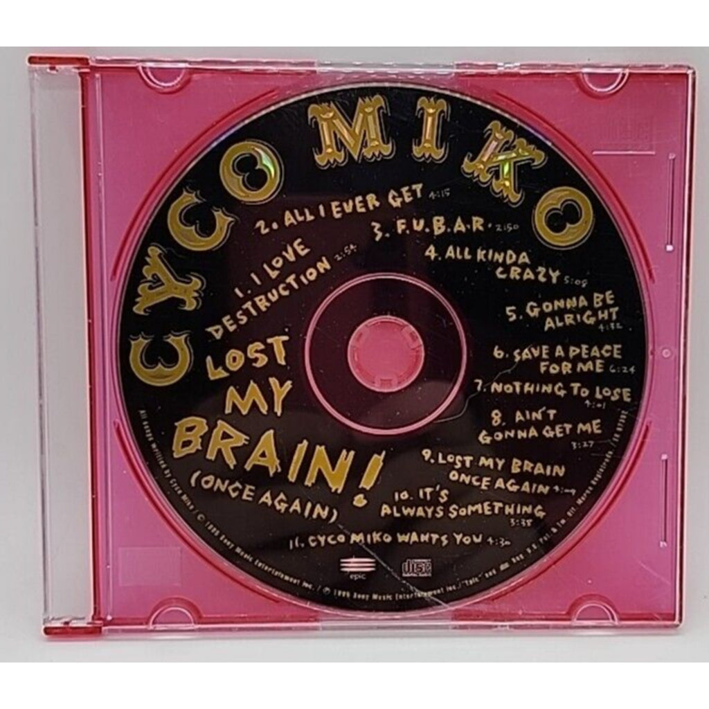 Lost My Brain! (Once Again) by Cyco Miko (CD, Jan-1996, Sony Music Distribution