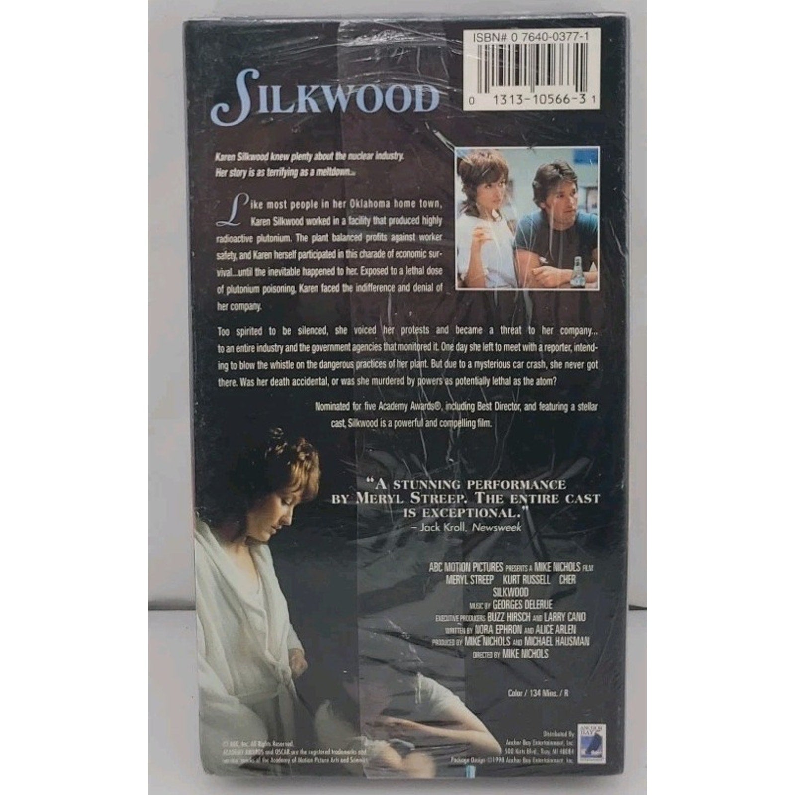Silkwood (VHS, 1998) *Brand New*