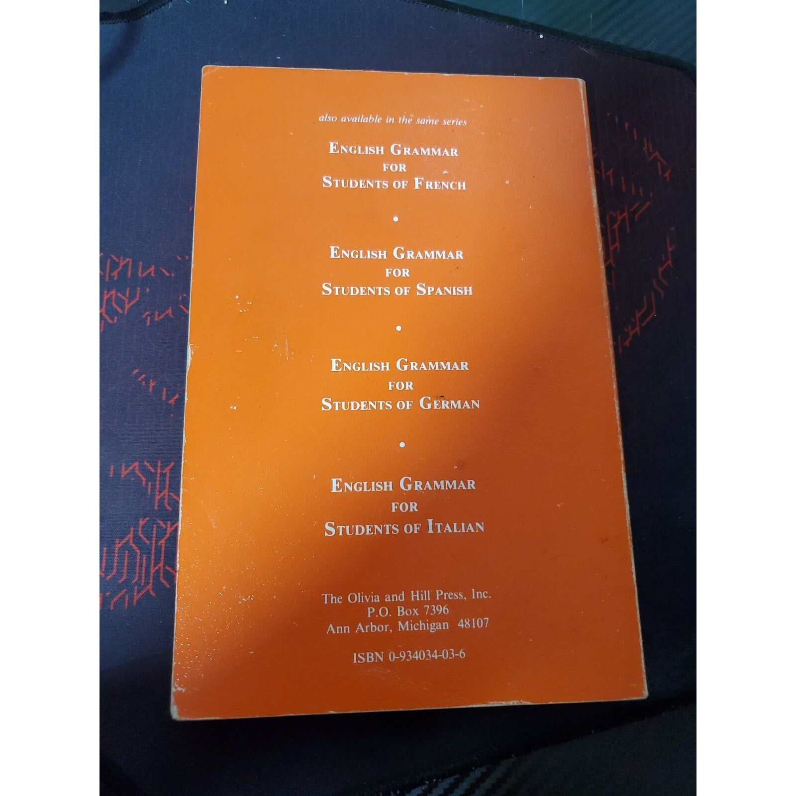 English Grammar for Students of Latin Paperback By Norma Goldman 1983 Edition