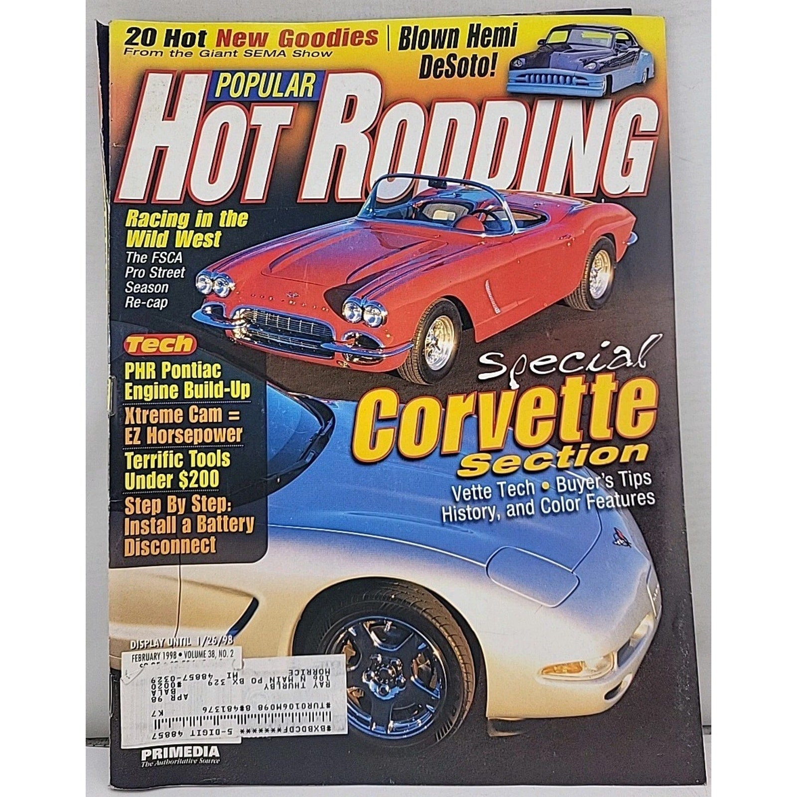 Popular Hot Rodding Magazine - February 1998 - Volume 38 No. 2