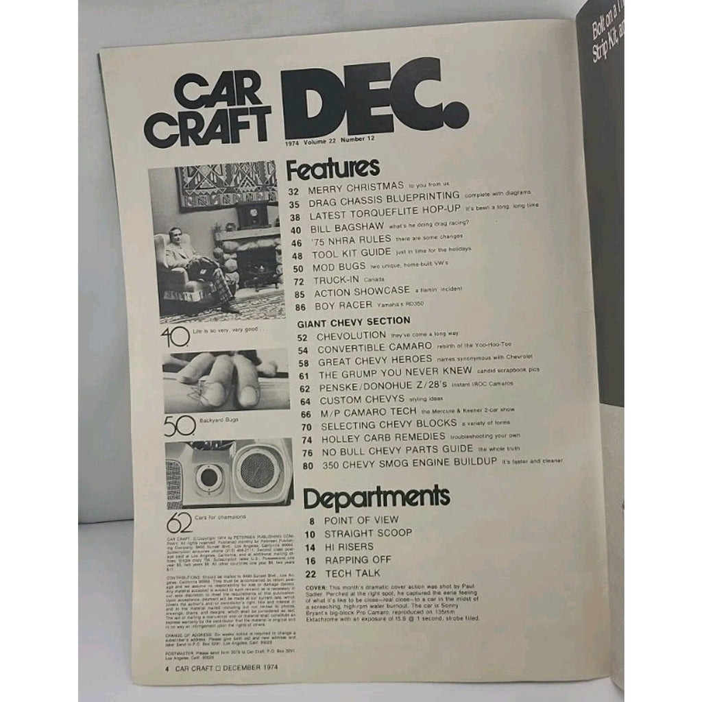 Car Craft Magazine - December 1974 - Volume 22 Number 12