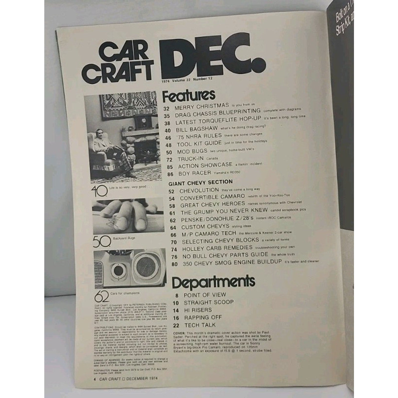 Car Craft Magazine - December 1974 - Volume 22 Number 12