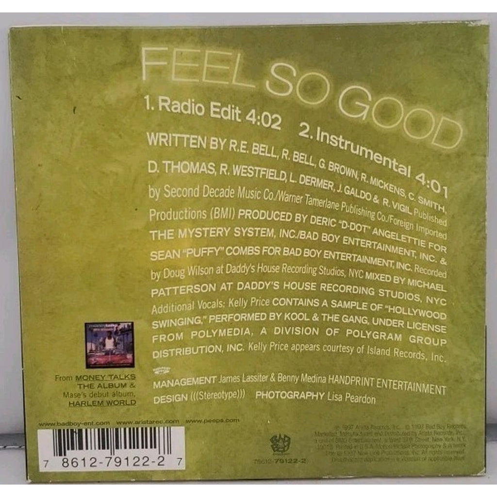 Feel So Good [Single] by Mase (CD, Oct-1997, Bad Boy Entertainment)