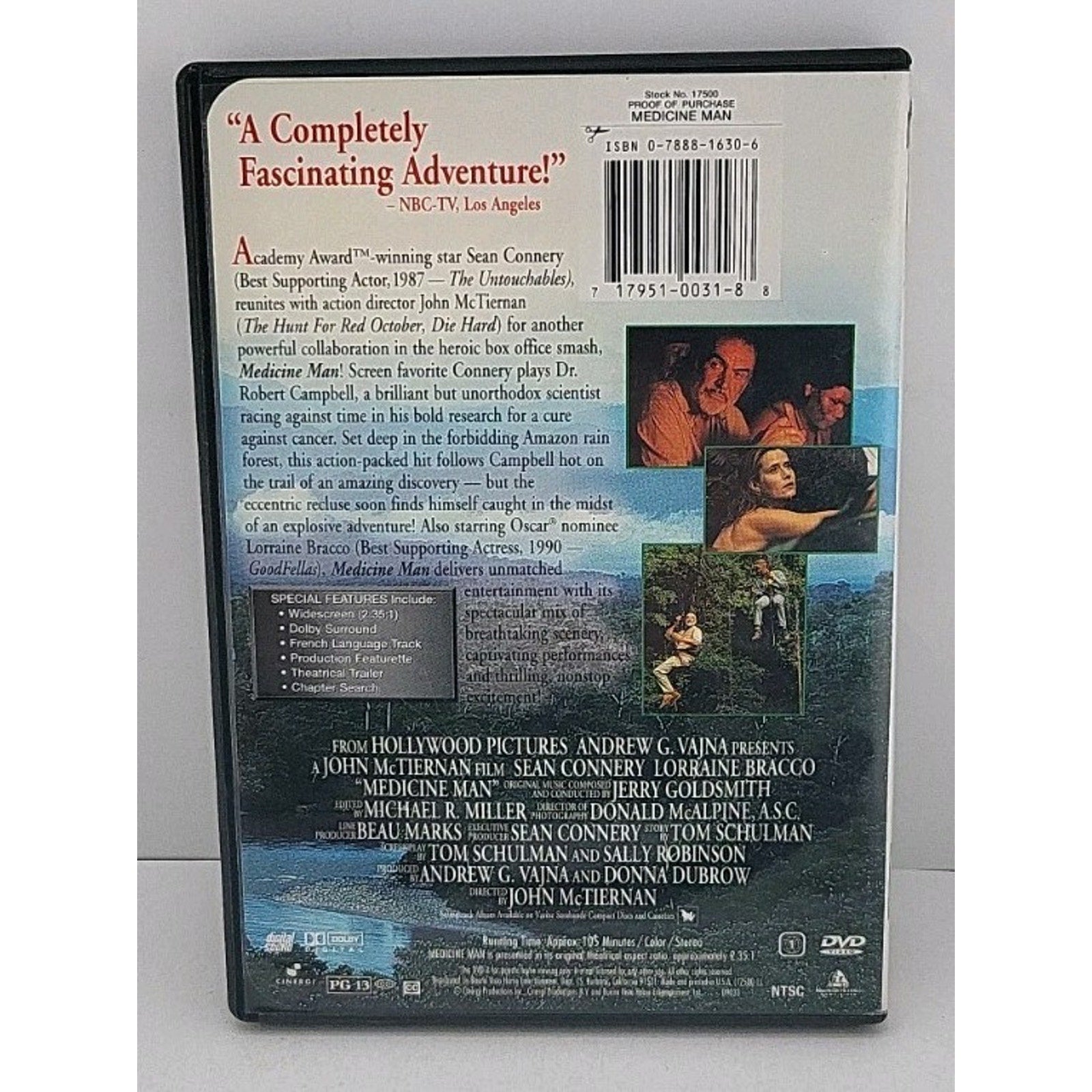 Medicine Man (DVD, 1992)