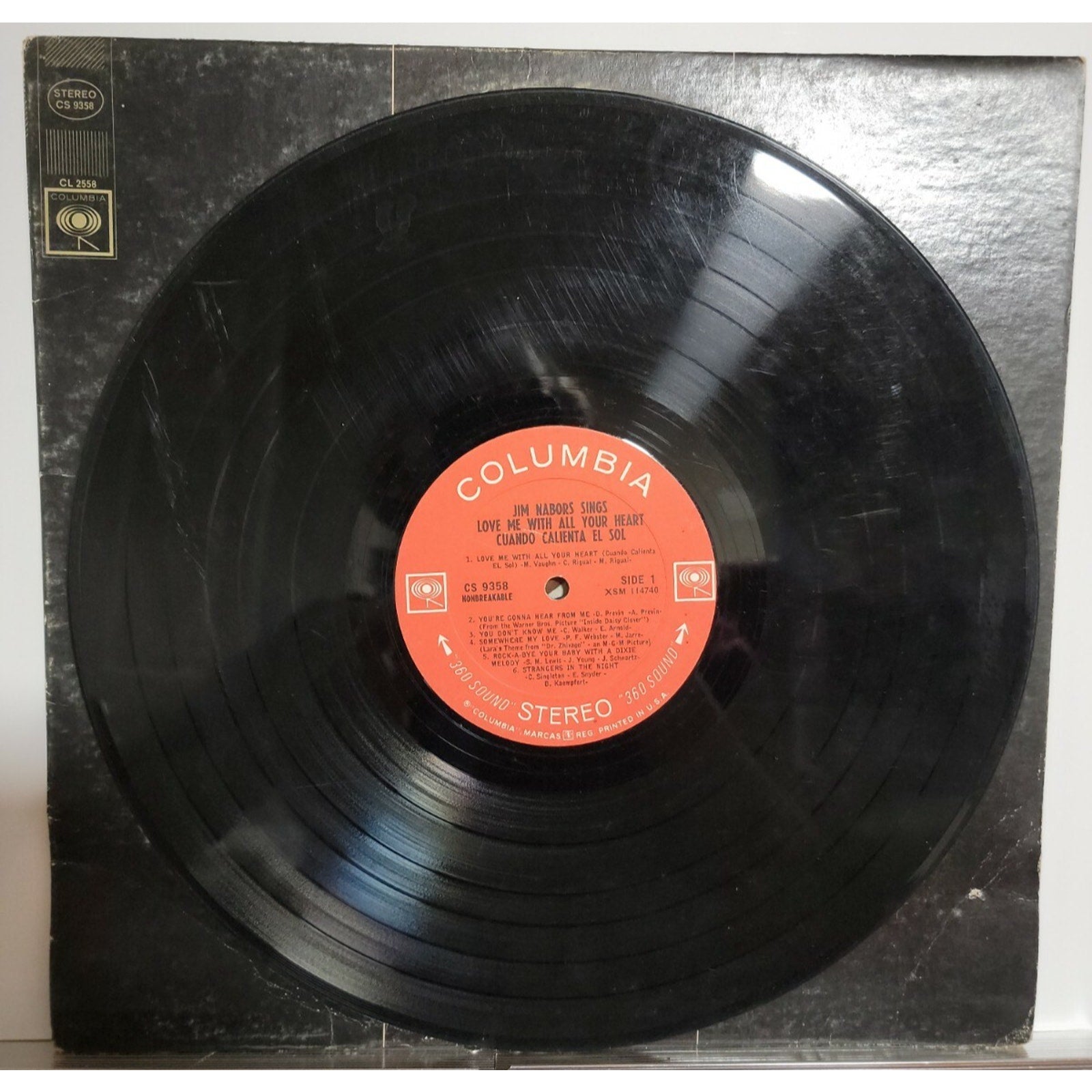 Jim Nabors ‎– Jim Nabors Sings Love Me With All Your Heart (Vinyl)