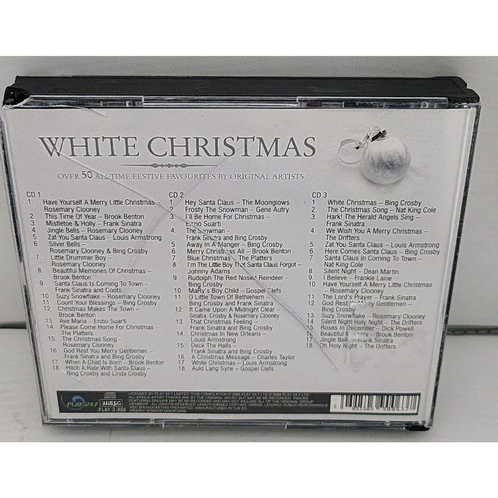 White Christmas Over 50 All-time Festive Favourites By Original Artists 3 CD Set