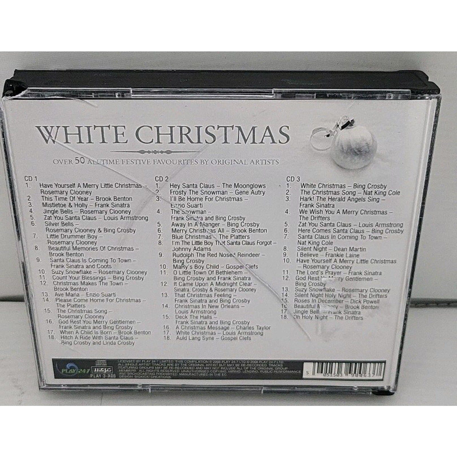 White Christmas Over 50 All-time Festive Favourites By Original Artists 3 CD Set