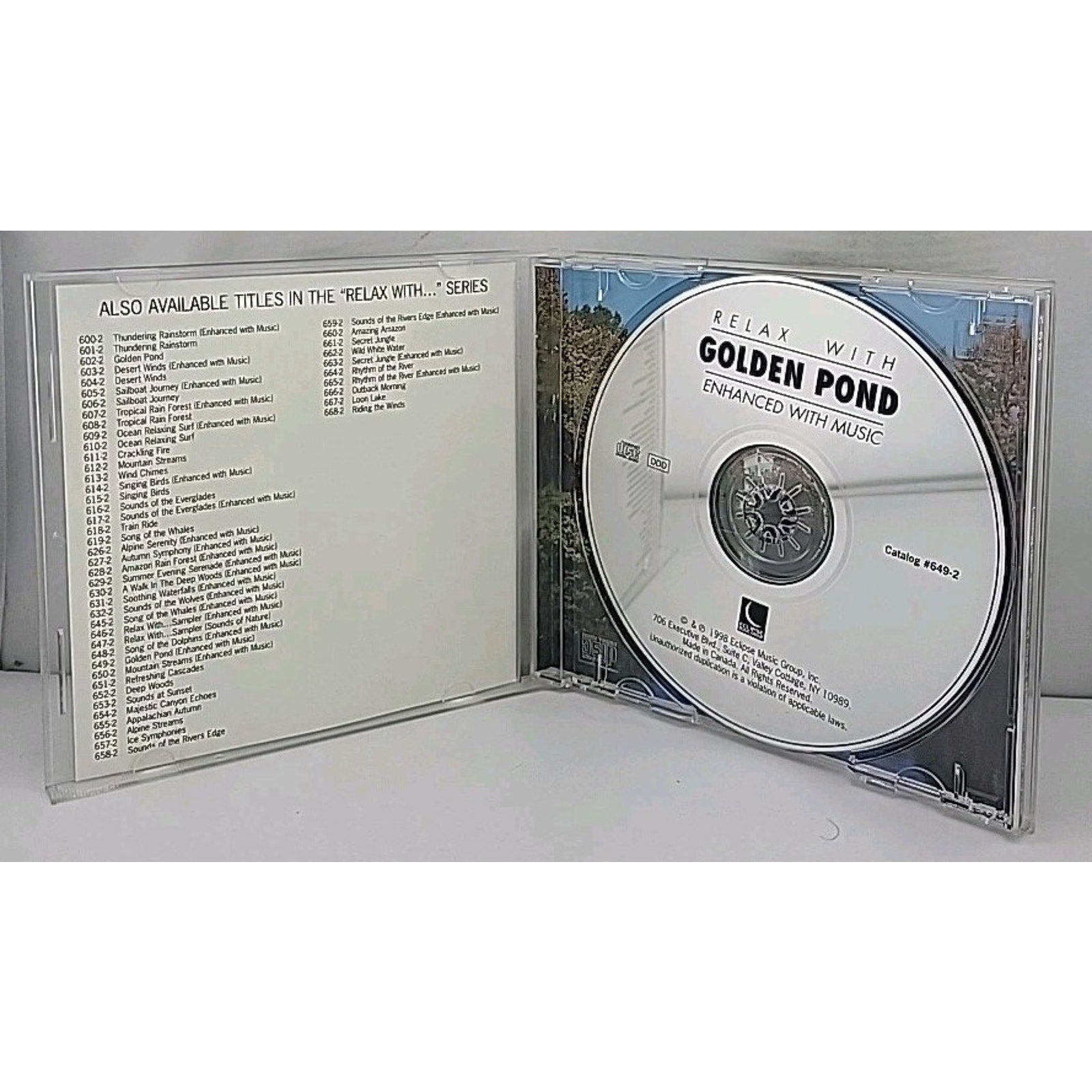 Golden Pond by Environmental (CD, Jun-1999, Creative Music Mktg.)