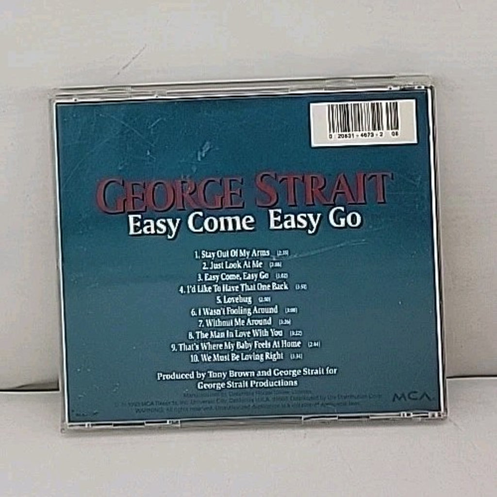 Easy Come, Easy Go by George Strait (CD, Sep-1993, MCA)