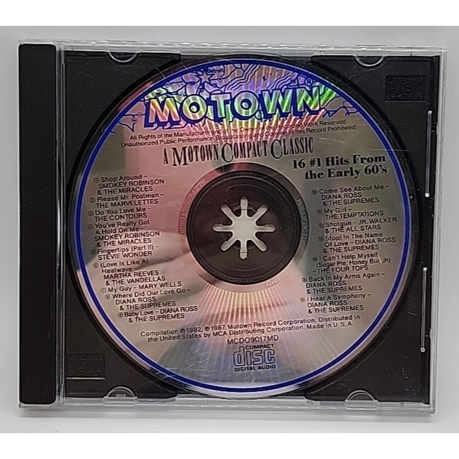 A Motown Compact Classic 16# 1 Hits The Early 60's CD Diana Ross & The Supremes
