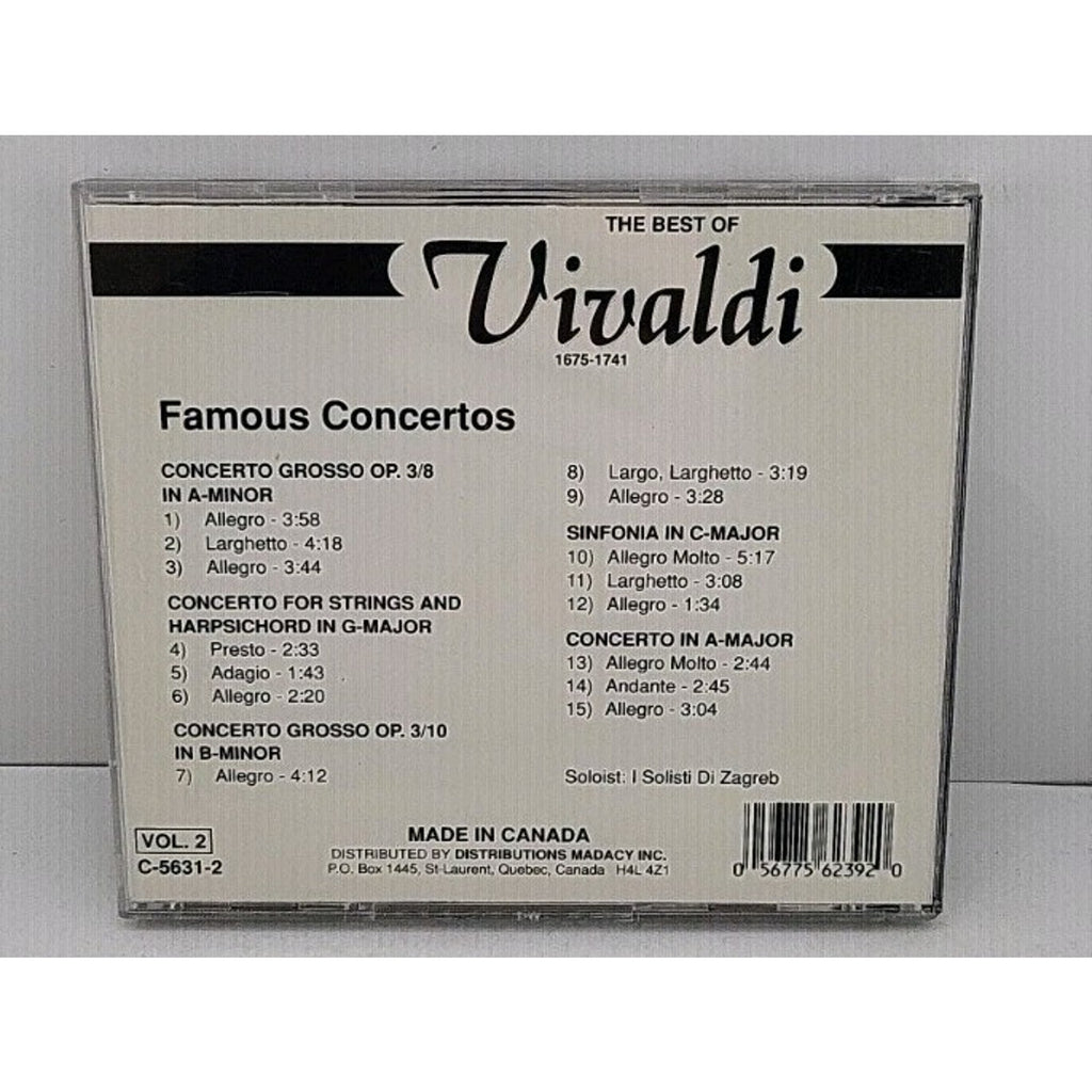 The Best of Vivaldi, Vol. 2: Famous Concertos - Audio CD
