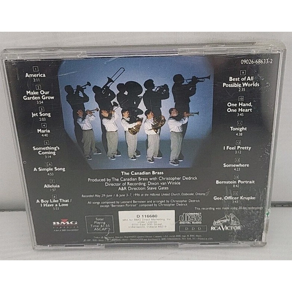 Plays Bernstein by Canadian Brass (CD, 1997)