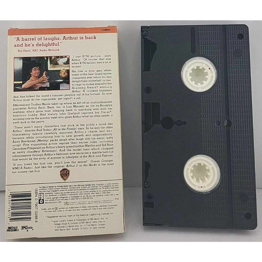 Arthur 2: On the Rocks (VHS, 1998)