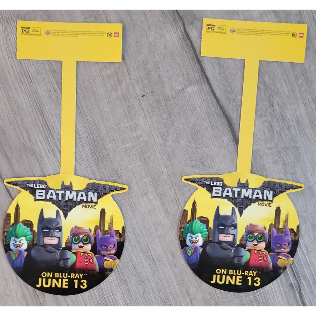 2017 The Lego Batman POP Kit. Standup Cutout & Promo Materials RARE HTF