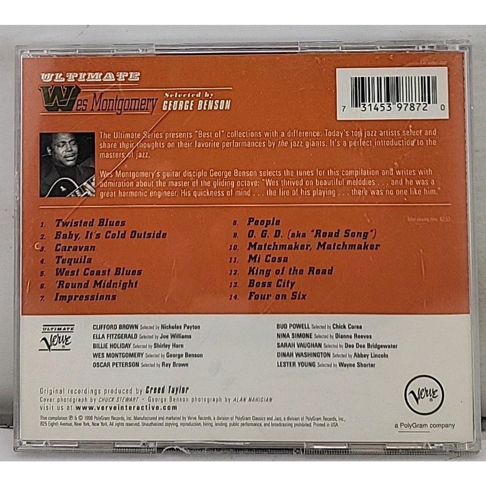Ultimate Wes Montgomery by Wes Montgomery (CD, 1998)