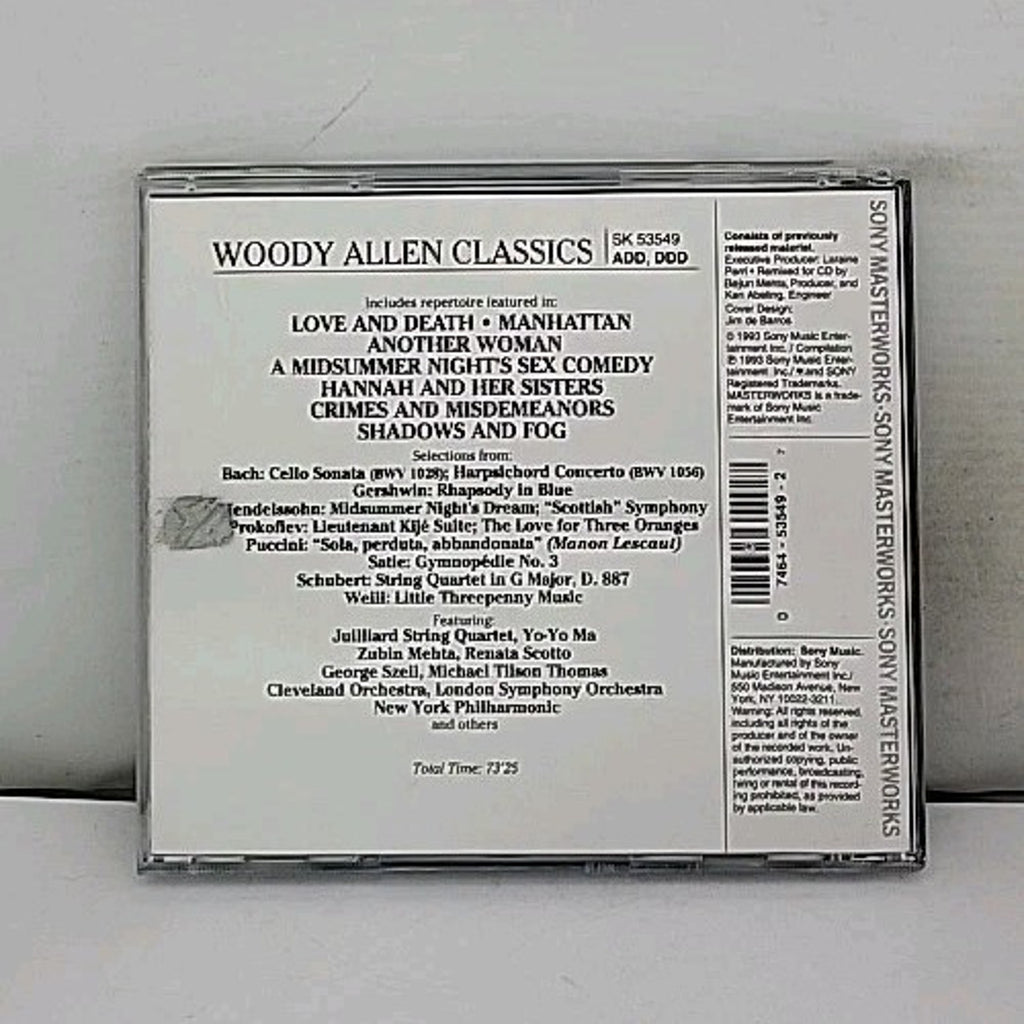 Woody Allen Classics by Various (CD, 1993)
