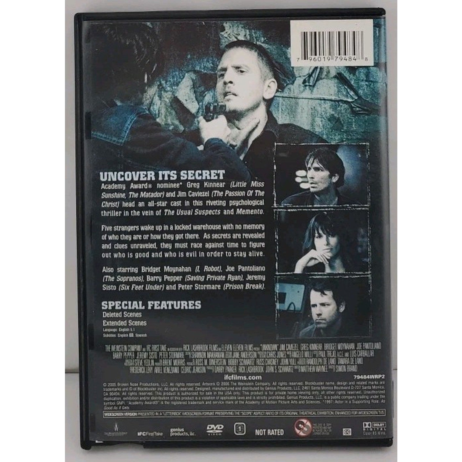 Unknown (2005) (DVD, 2006)