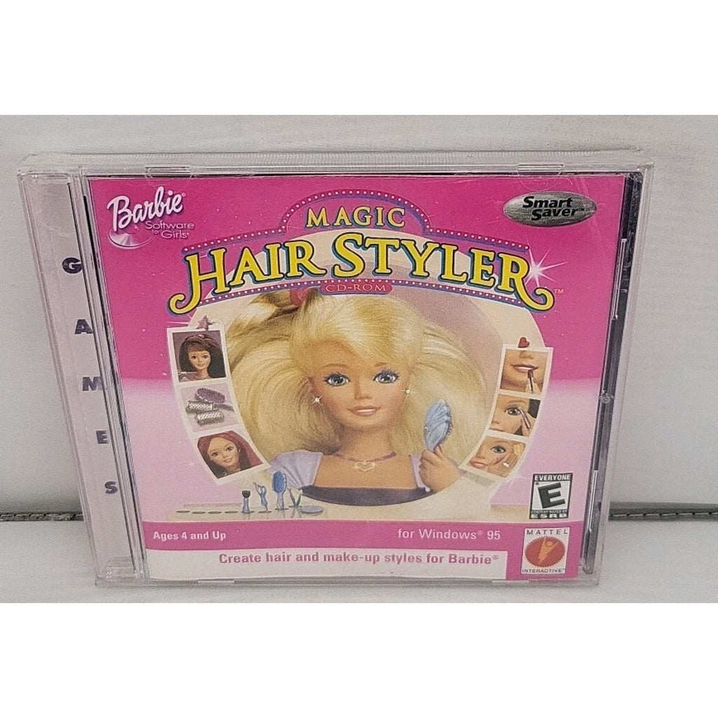 1997 Barbie - Magic Hair Styler PC Software Game CD-ROM Windows 95 *Brand New*