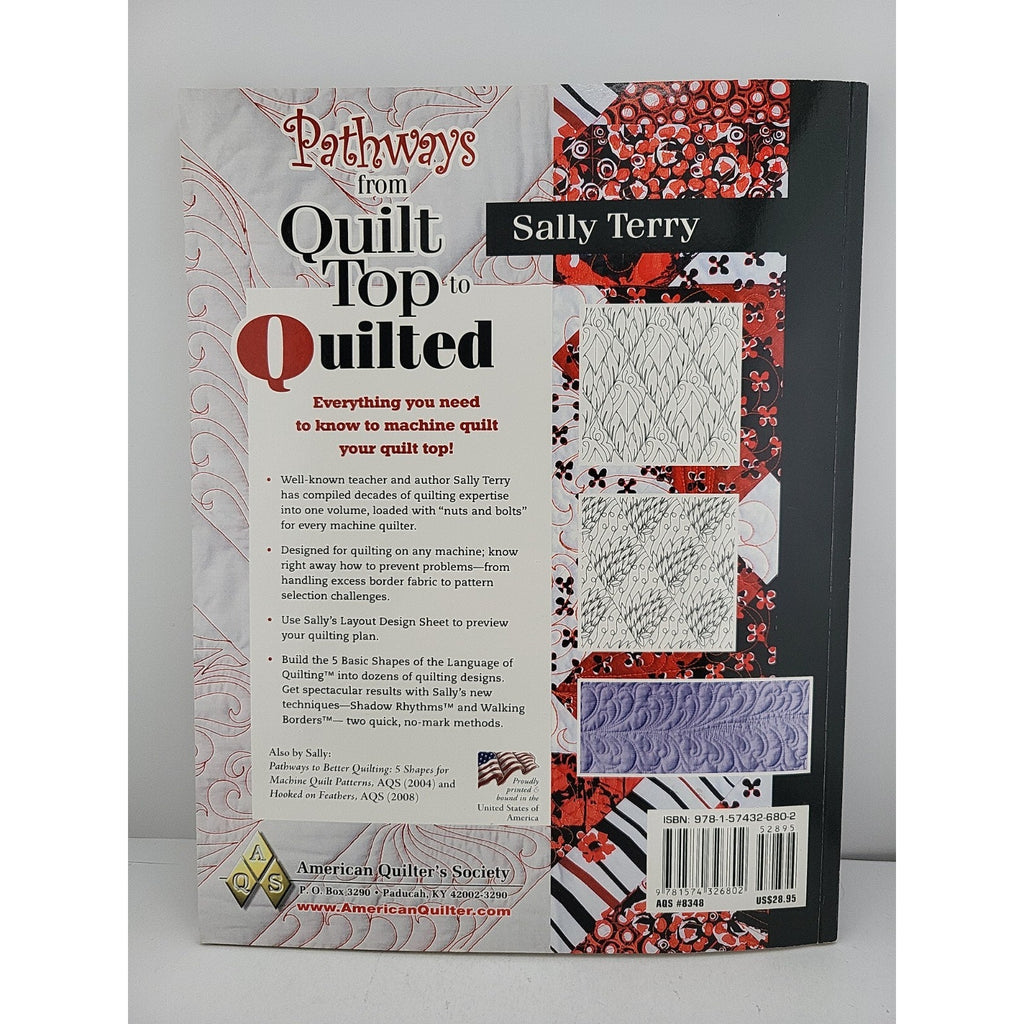 Pathways from Quilt Top to Quilted by Sally Terry (2011, Uk-Trade Paper)