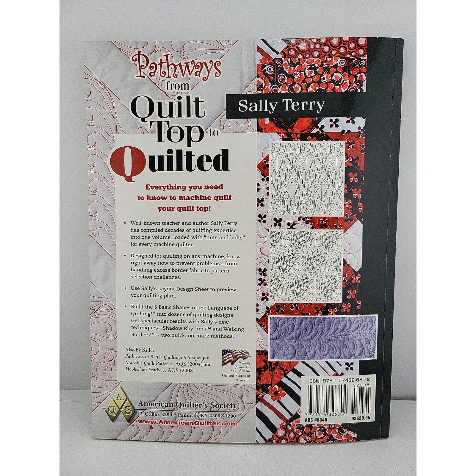 Pathways from Quilt Top to Quilted by Sally Terry (2011, Uk-Trade Paper)