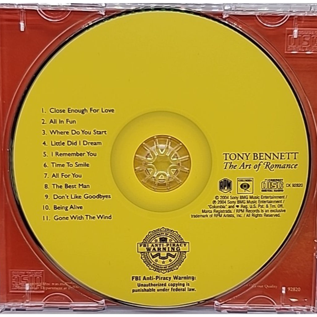 Art of Romance by Tony Bennett (CD, 2004)