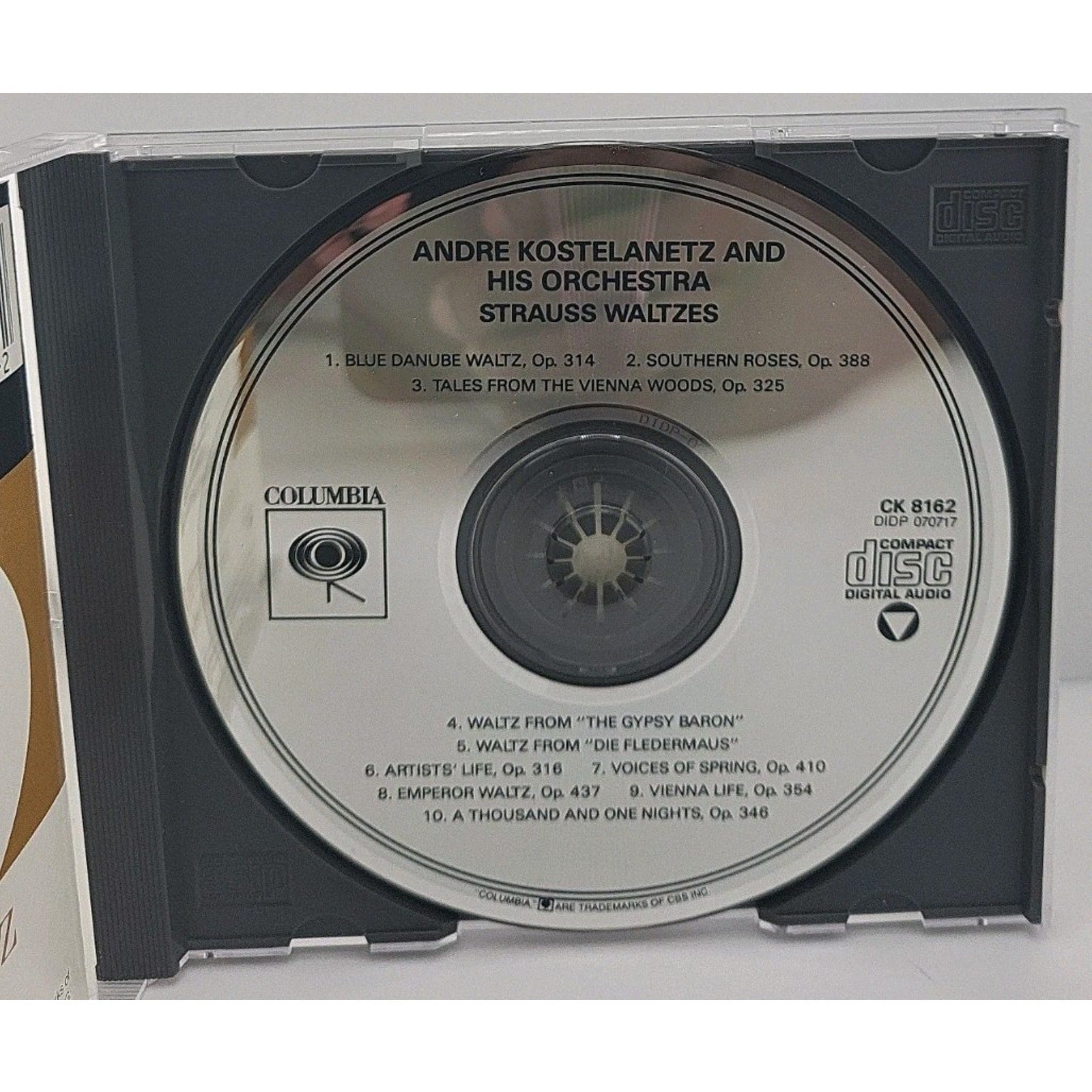 Strauss Waltzes by André Kostelanetz & His Orchestra (CD, Sony Music...