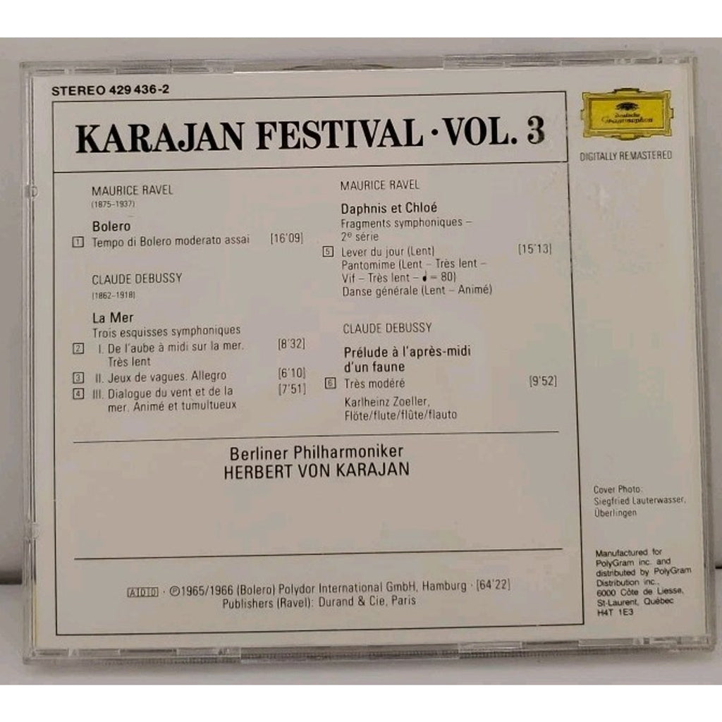Karajan Festival Vol. 3 CD