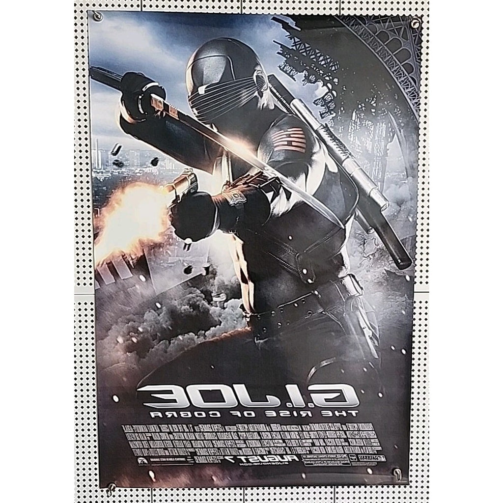 G.I. Joe The Rise Of Cobra DS 2009 Double Sided Original Movie Poster 27 x 40