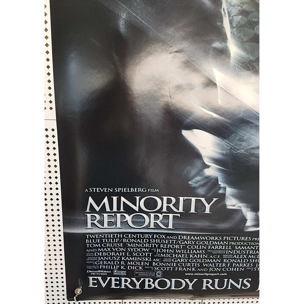Minority Report - Movie Poster - 27" x 40" - Original - Double Sided Tom Cruise
