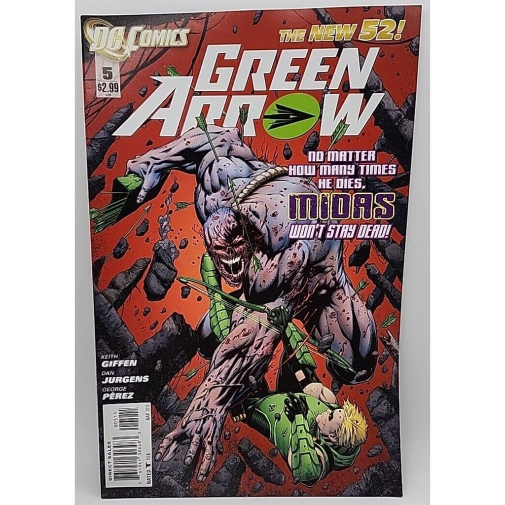 DC Comics Green Arrow #5 (March 2012)