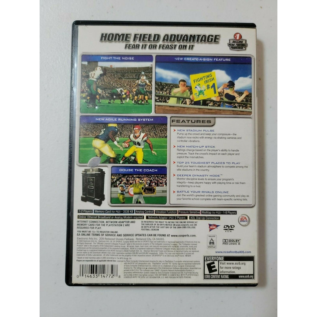NCAA Football 2005 (Sony PlayStation 2, 2004)